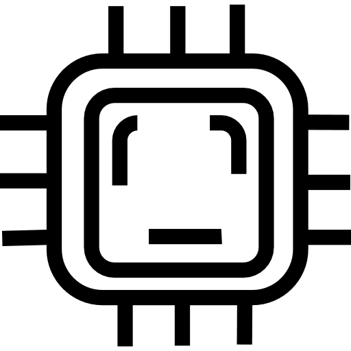 Cpu cpu chip electronic icon