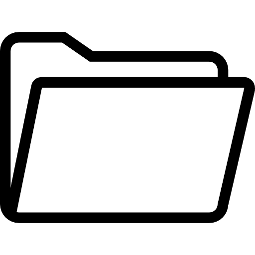 Folder file storage folder files and folders icon