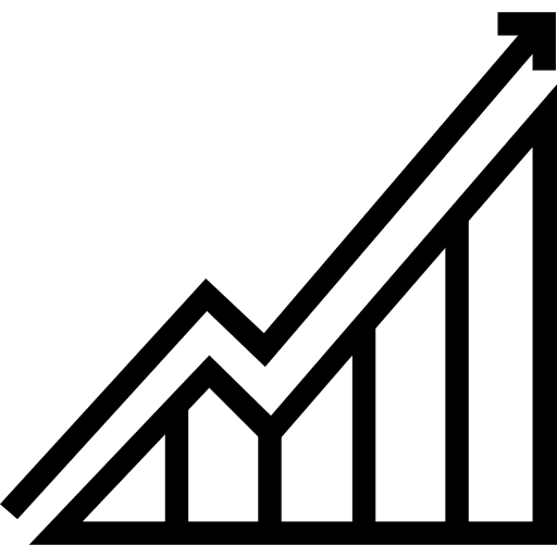 Profits stats profits business icon