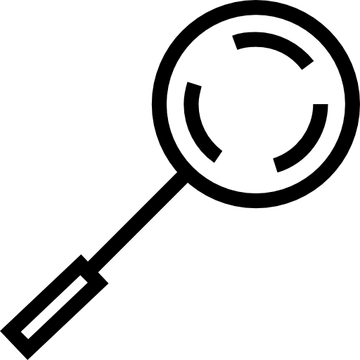 Search search magnifying glass loupe icon