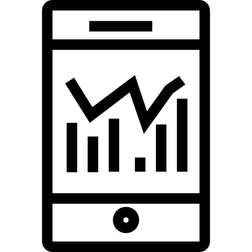 Smartphone technology cellphone communications icon