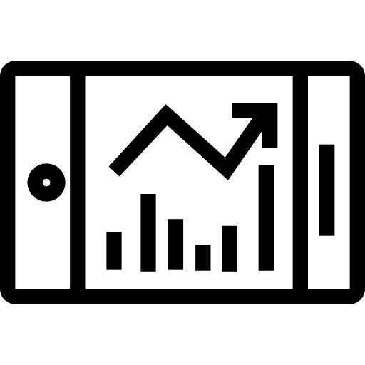 Smartphone technology touch screen mobile phone icon