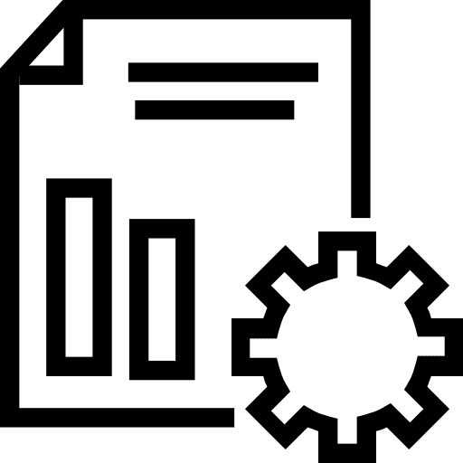 Analytics document analytics files and folders icon