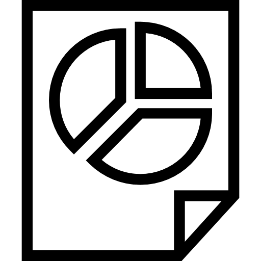 Analytics document business file icon