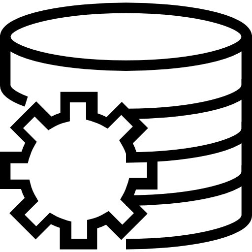 Server database storage servers icon