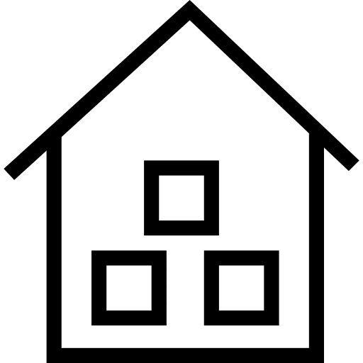 Warehouse factories shipping and delivery warehouse icon