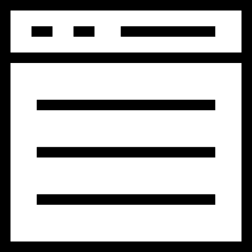 Browser computing internet interface icon