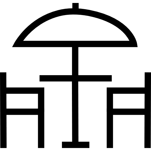 Dinner furniture desk dinner icon