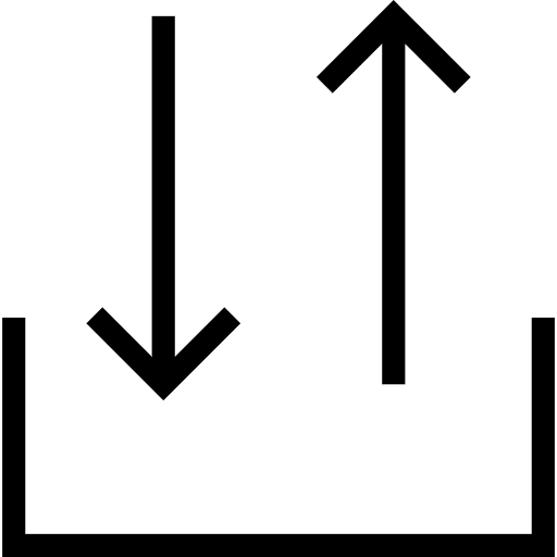 Transfer orientation transfer interface icon