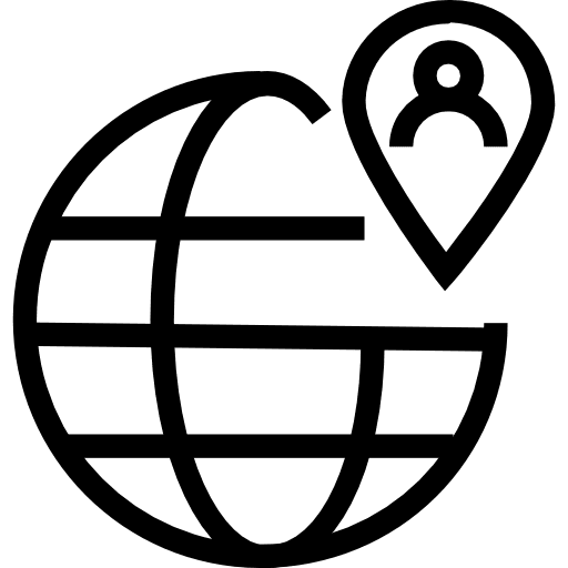 Worldwide planet earth placeholders worldwide icon