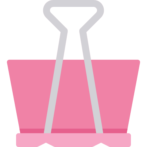 Clip clips files and folders clip icon