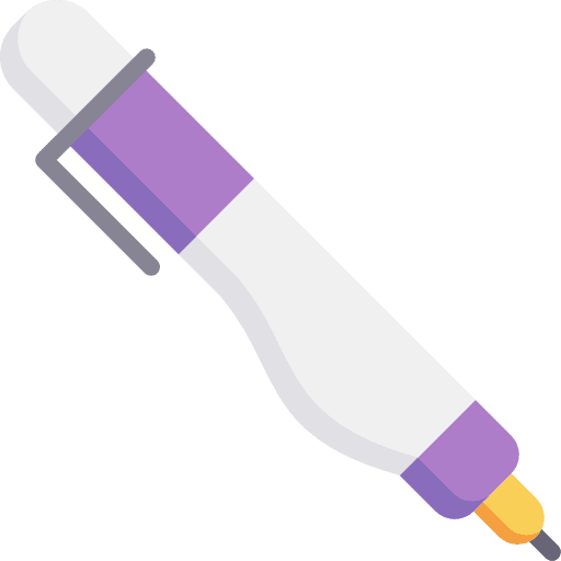 Correction pen eraser tools and utensils brush icon