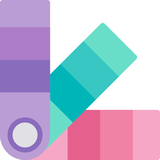 Pantone files and folders color palette painter icon