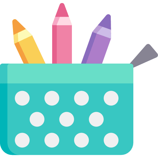 Pencil case school material pencil case files and folders icon