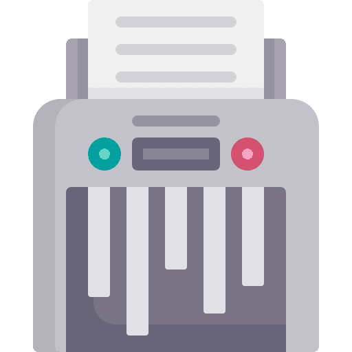 Shredder archive office utensils shredder icon