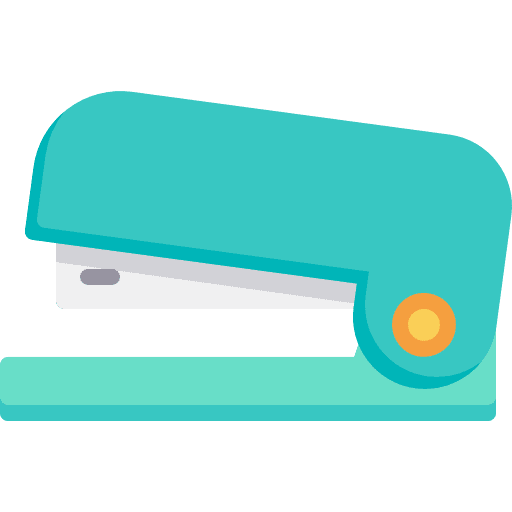 Stapler office material tools and utensils school material icon