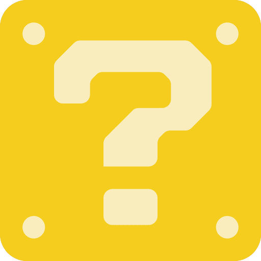 Block block video game mystery icon