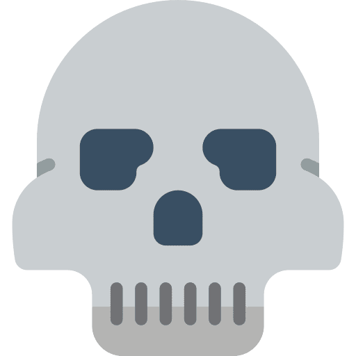 Skull gaming dead poisonous icon