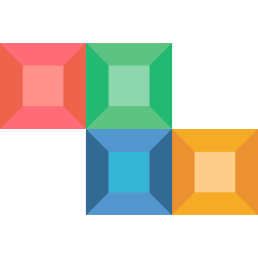 Tetris shapes rectangles tetris icon
