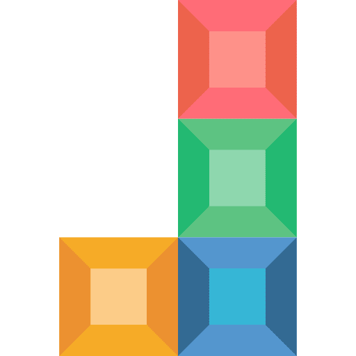 Tetris tetris arcade shapes icon