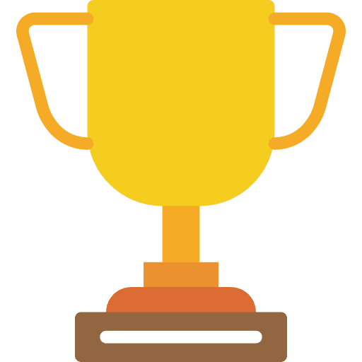 Trophy marketing award gaming icon