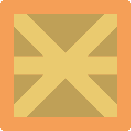 Crate gaming delivery wooden icon