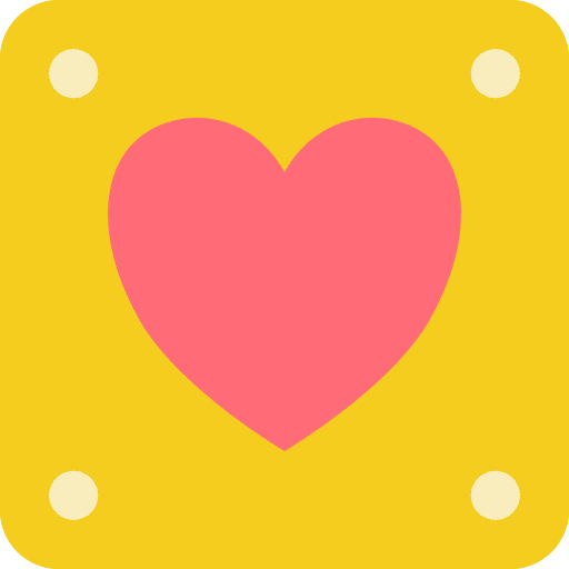 Heart heart gaming lover icon