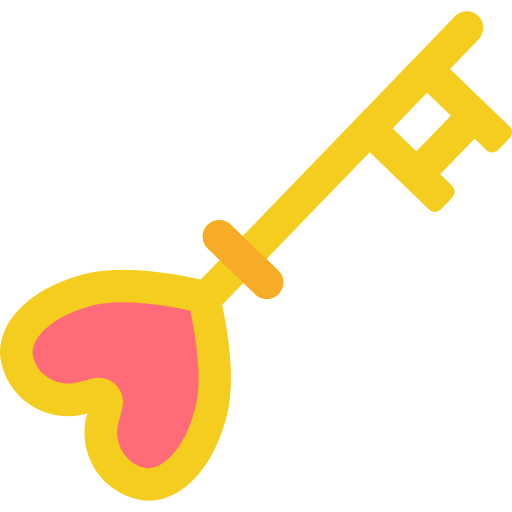 Key pass key tools and utensils icon