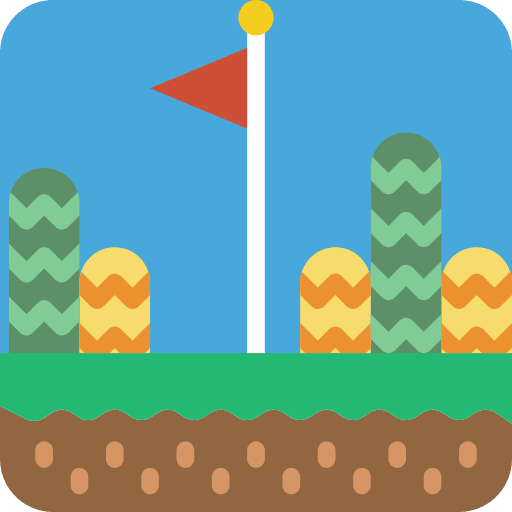 Level video game pole level icon