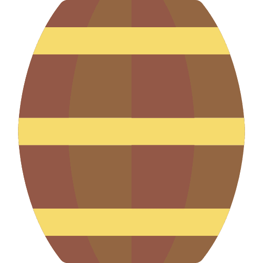 Barrel tools and utensils tool farming icon