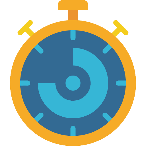 Stopclock dollar gaming time and date icon