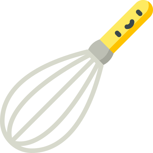 Whisk churn kitchen utensil tools icon
