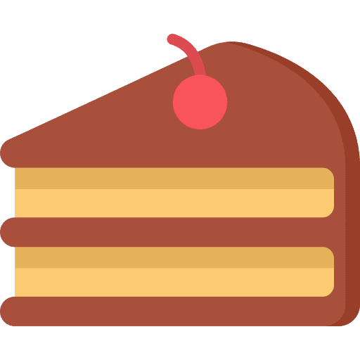 Cake dessert food fast food icon