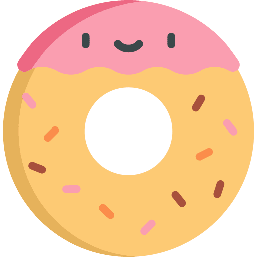 Donut restaurante sweet donuts icon