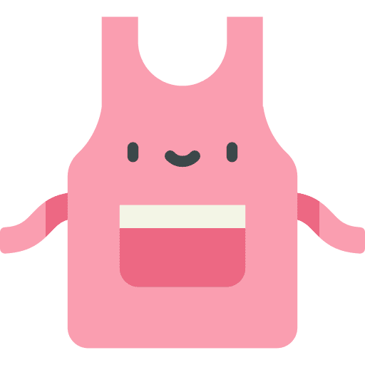 Apron kitchen food and restaurant fashion icon