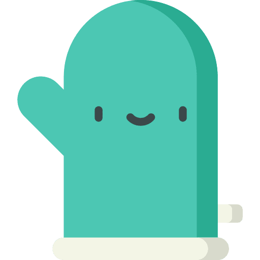 Glove house things food and restaurant gloves icon