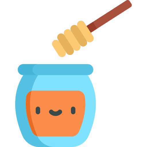 Honey honey jar food icon