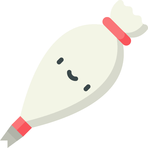 Pastry bag food bakery pastry bag icon