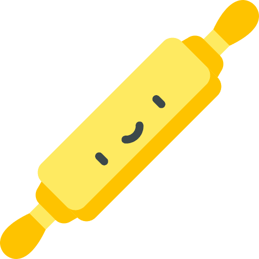 Rolling pin kitchenware kitchen tools food icon