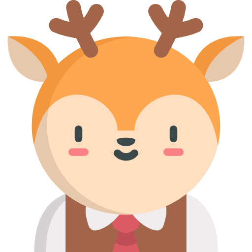 Deer smileys deer emoji icon