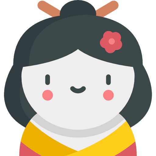 Geisha emoji avatar geisha icon