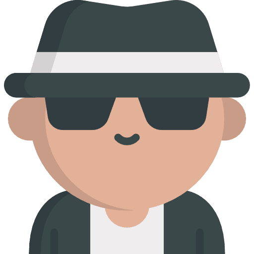 Spy smileys spy emoji icon