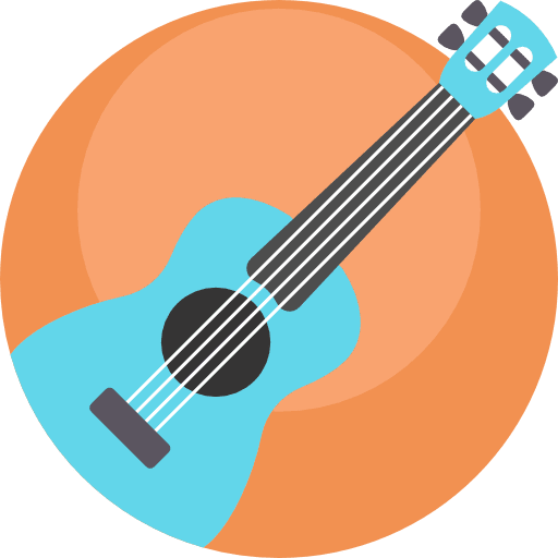 Ukelele musical instrument orchestra string instrument icon
