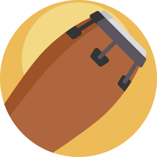 Conga percussion instrument conga musical instrument icon