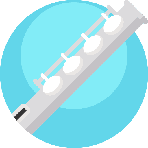 Flute flute music instrument music and multimedia icon