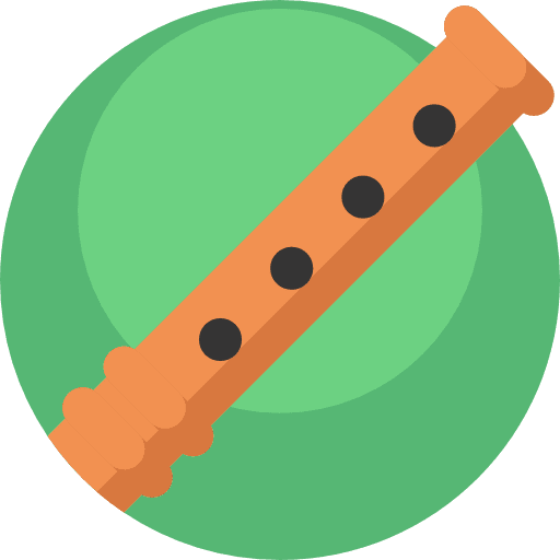 Flute music wind instrument music instrument icon