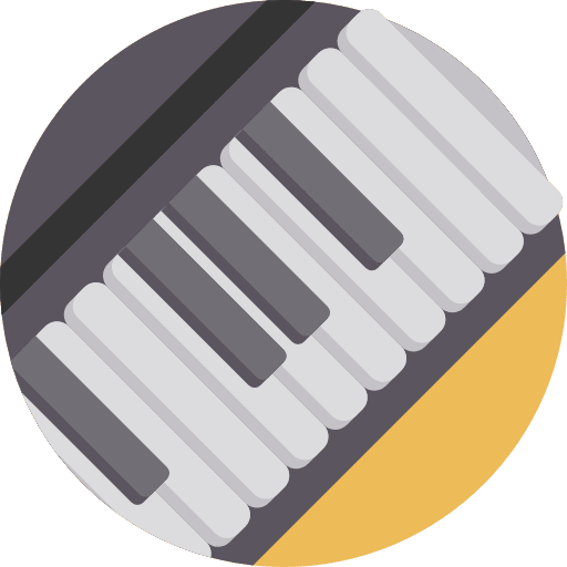 Piano piano classical keys icon