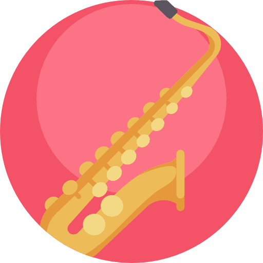 Saxophone sax musical instrument saxophone icon