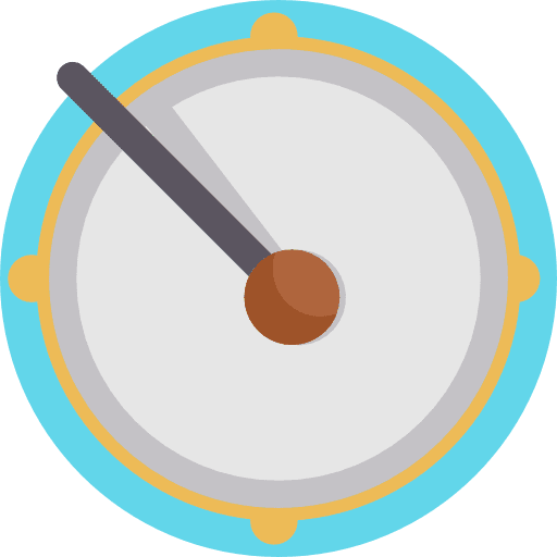 Drum drumsticks percussion instrument music icon