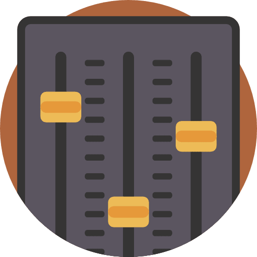 Mixer technology mixer multimedia option icon